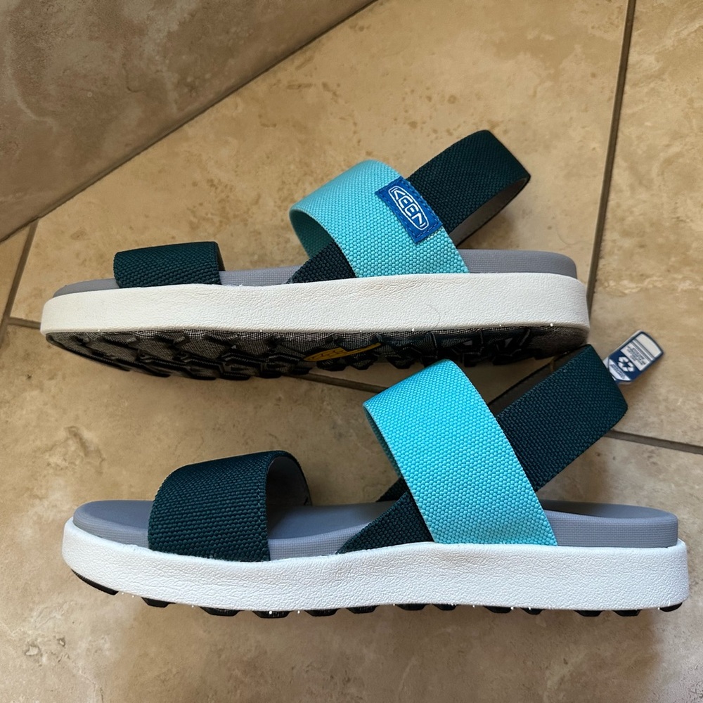 Keen Women's Sandals in Teal and Aqua - Picture 10 of 15